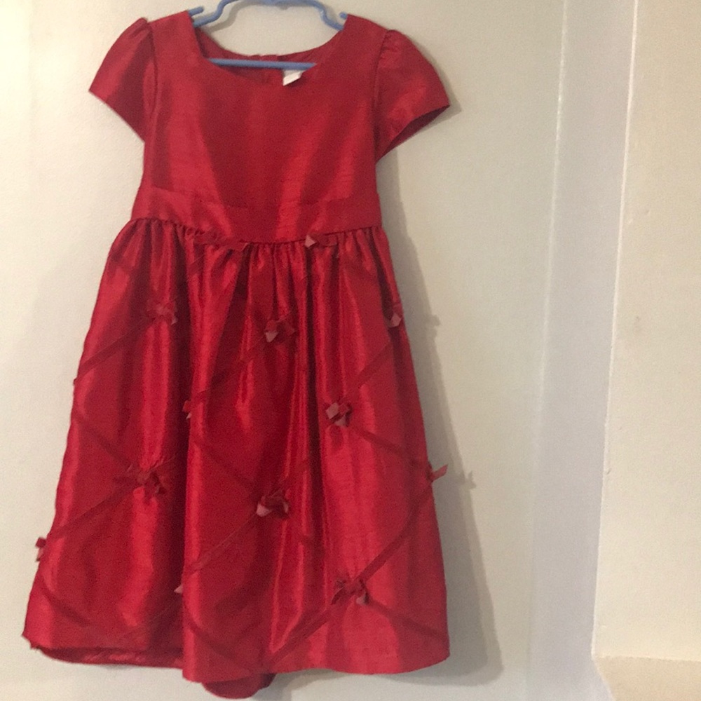 Girls red Charter Club Holiday dress size 5